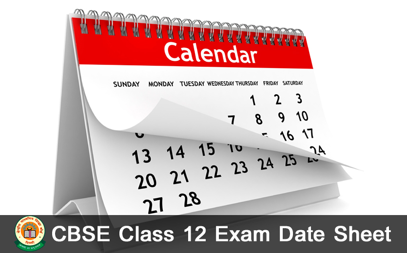 CBSE Class 12 Date Sheet 2019